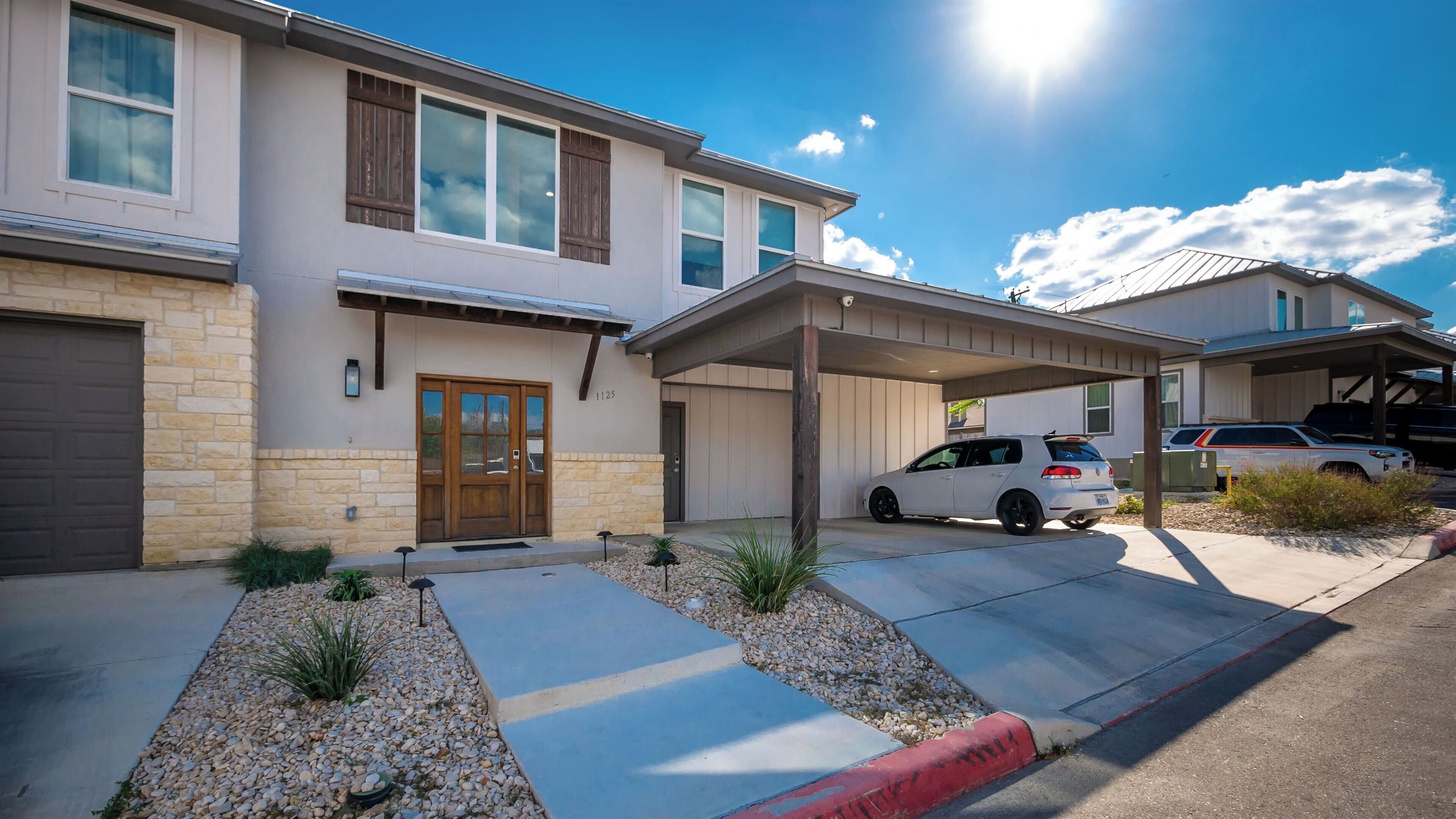 Front of Townhome