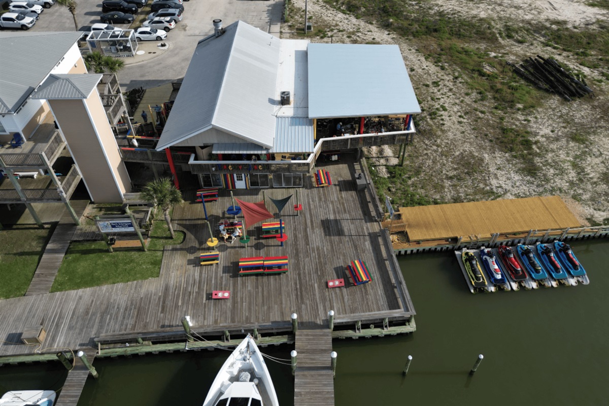 Catch a fishing trip at Fort Morgan Marina and then grab a world-famous bush wacker afterward at Tacky Jacks, where they will prepare for the fresh catch! 