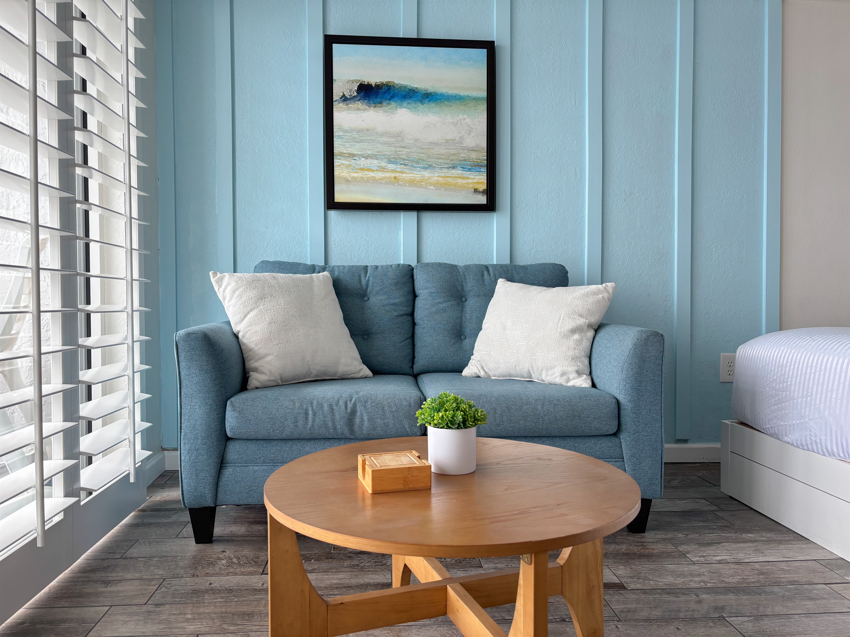 Comfy sofa for movie night