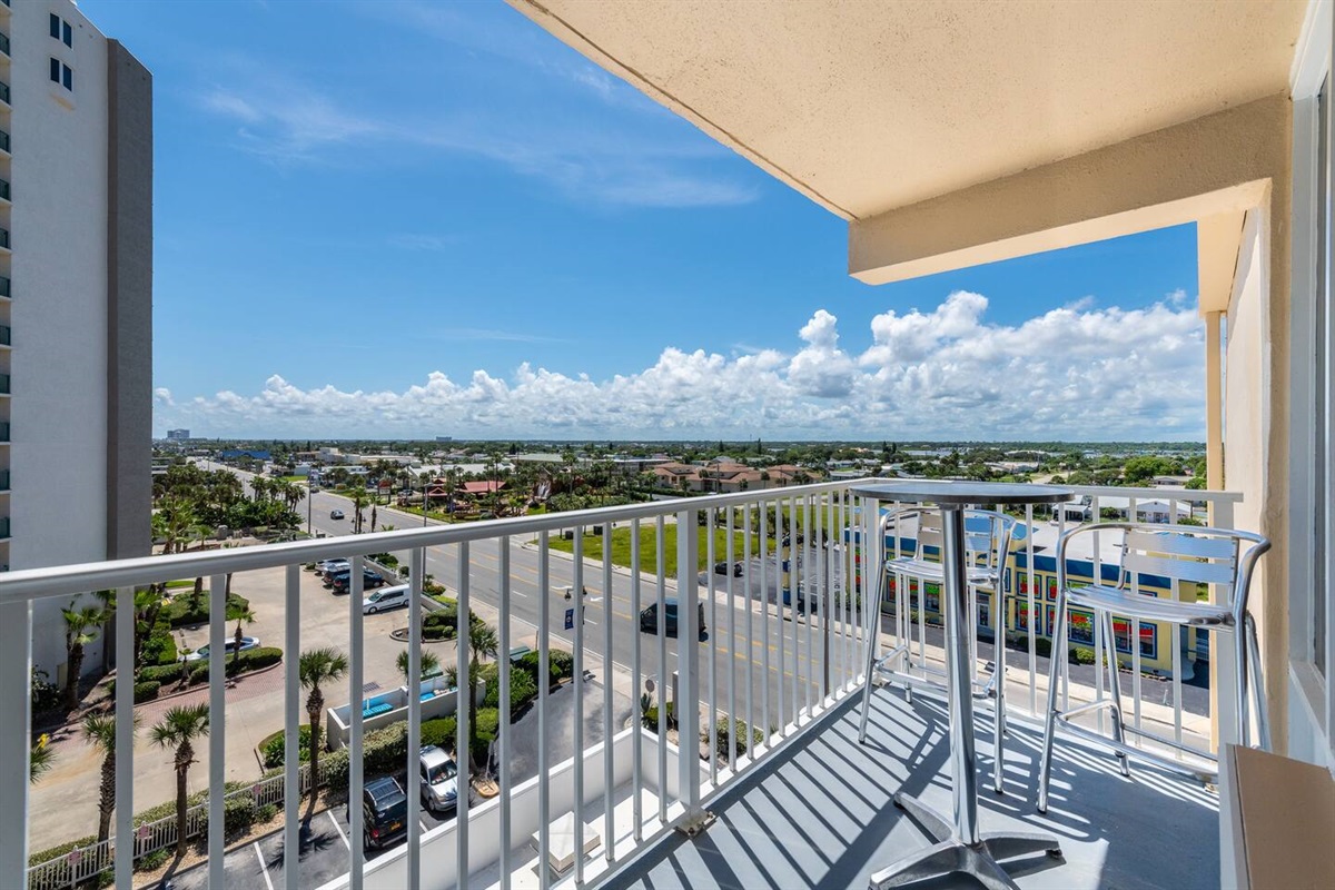 View of the river and mini golf