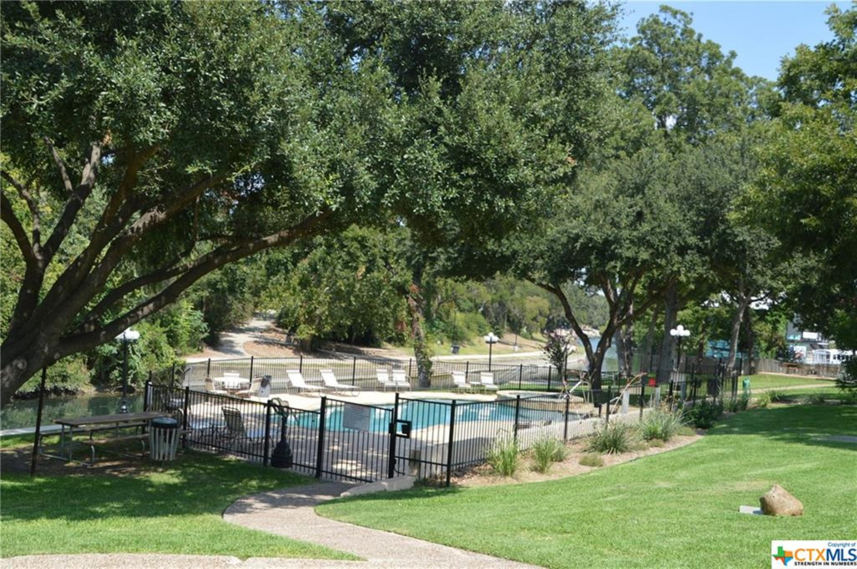 Swim AND view of the Comal River!