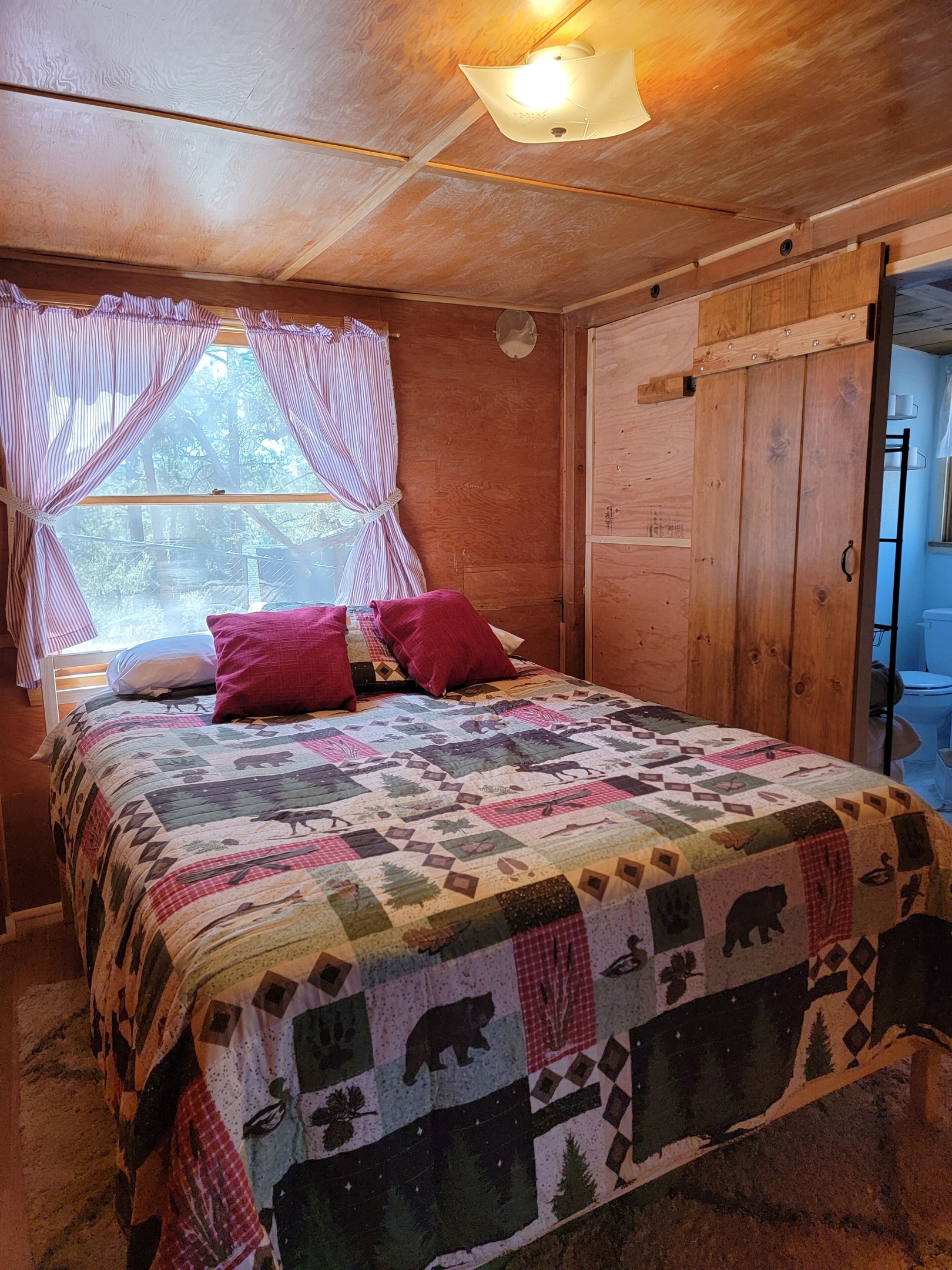 Downstairs suite, queen room