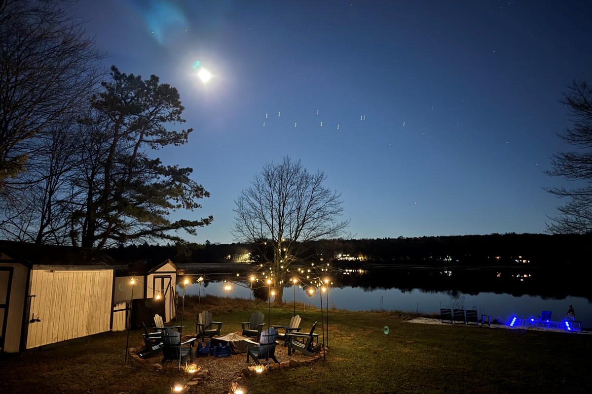 The moment you’ve been waiting for — moonlit serenity.