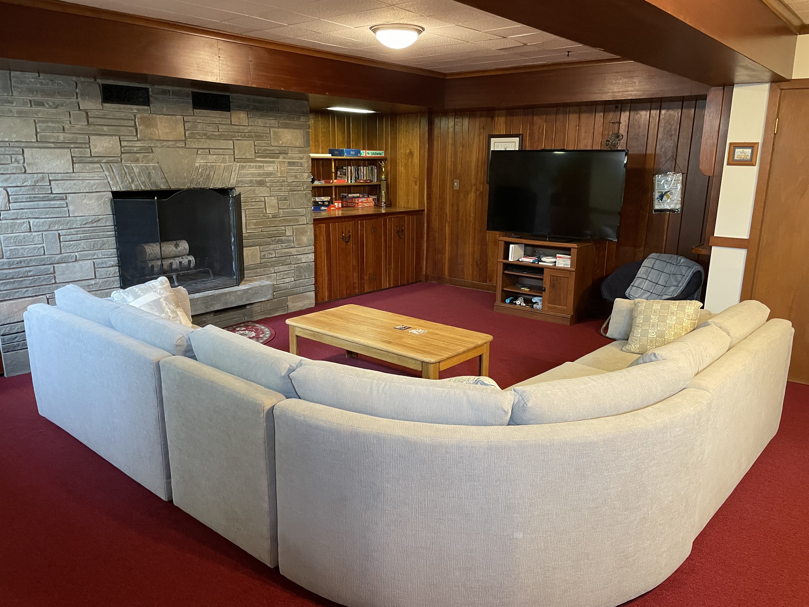 Lower level game room