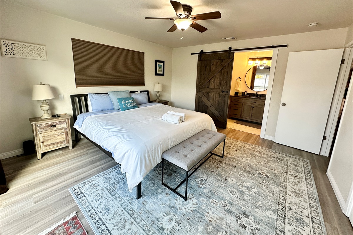 Cozy retreat with direct ensuite access for added comfort and privacy.