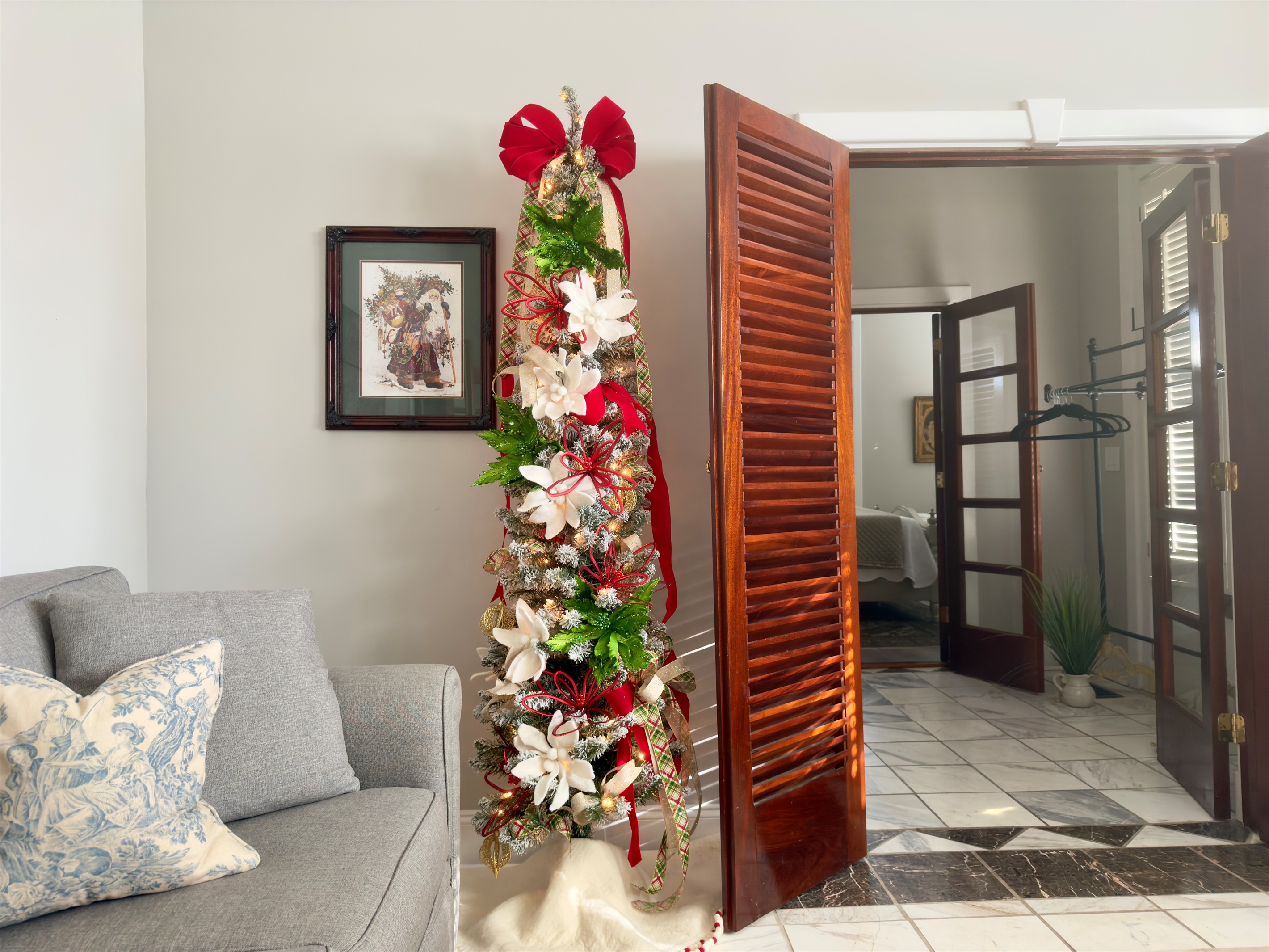 Christmas decor up before Thanksgiving