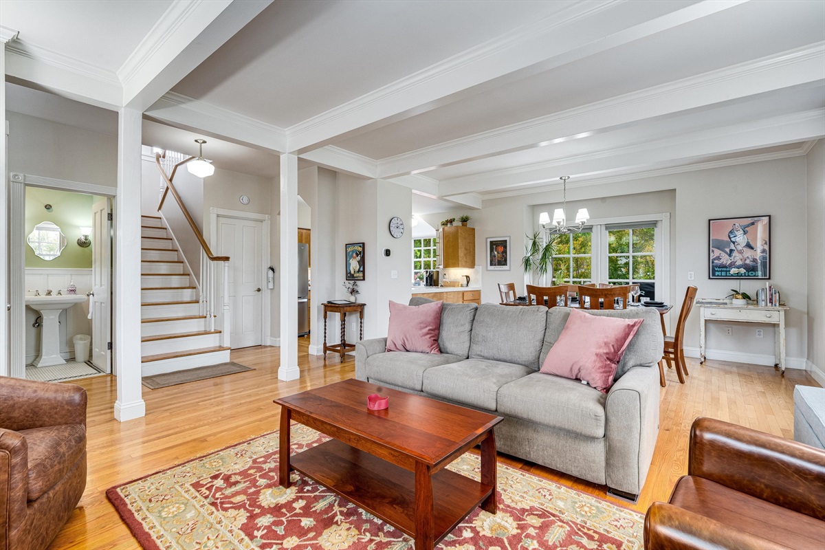 Living room and main floor