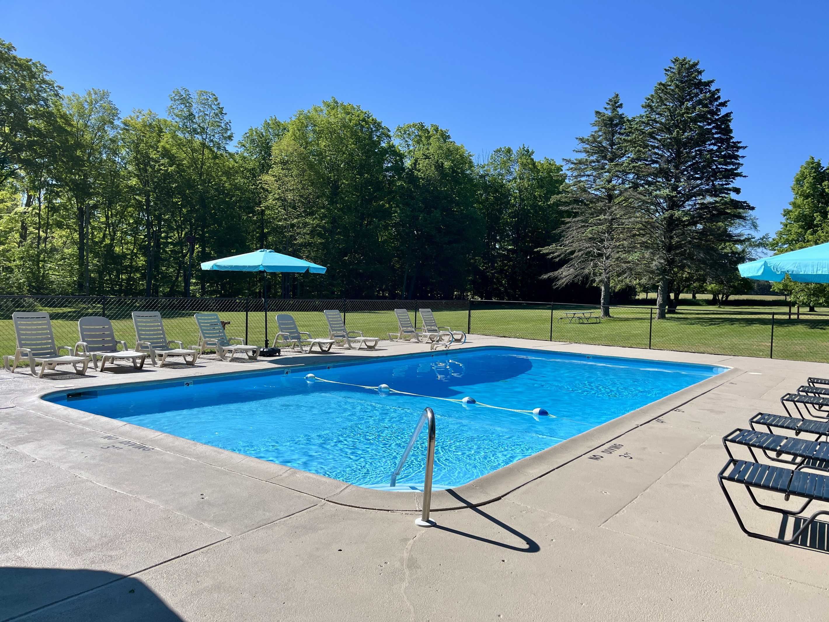 Heated community pool
