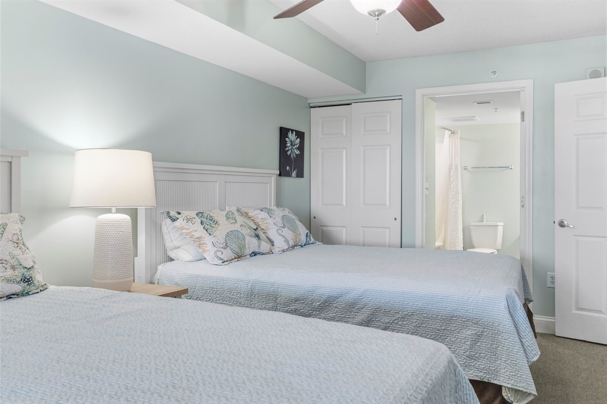 Third Bedroom with two queen beds