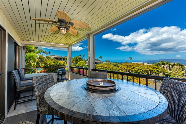 See West Maui, Lanai, Molokini and Kaho'olawe from your lanai - Ekolu 607