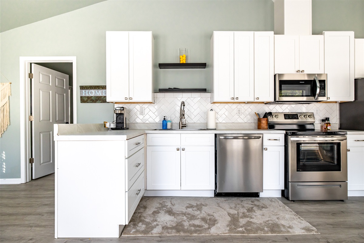Fully equipped kitchen