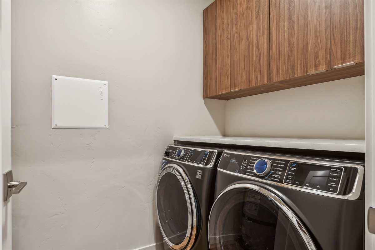 Brand new washer and dryer for your convivence