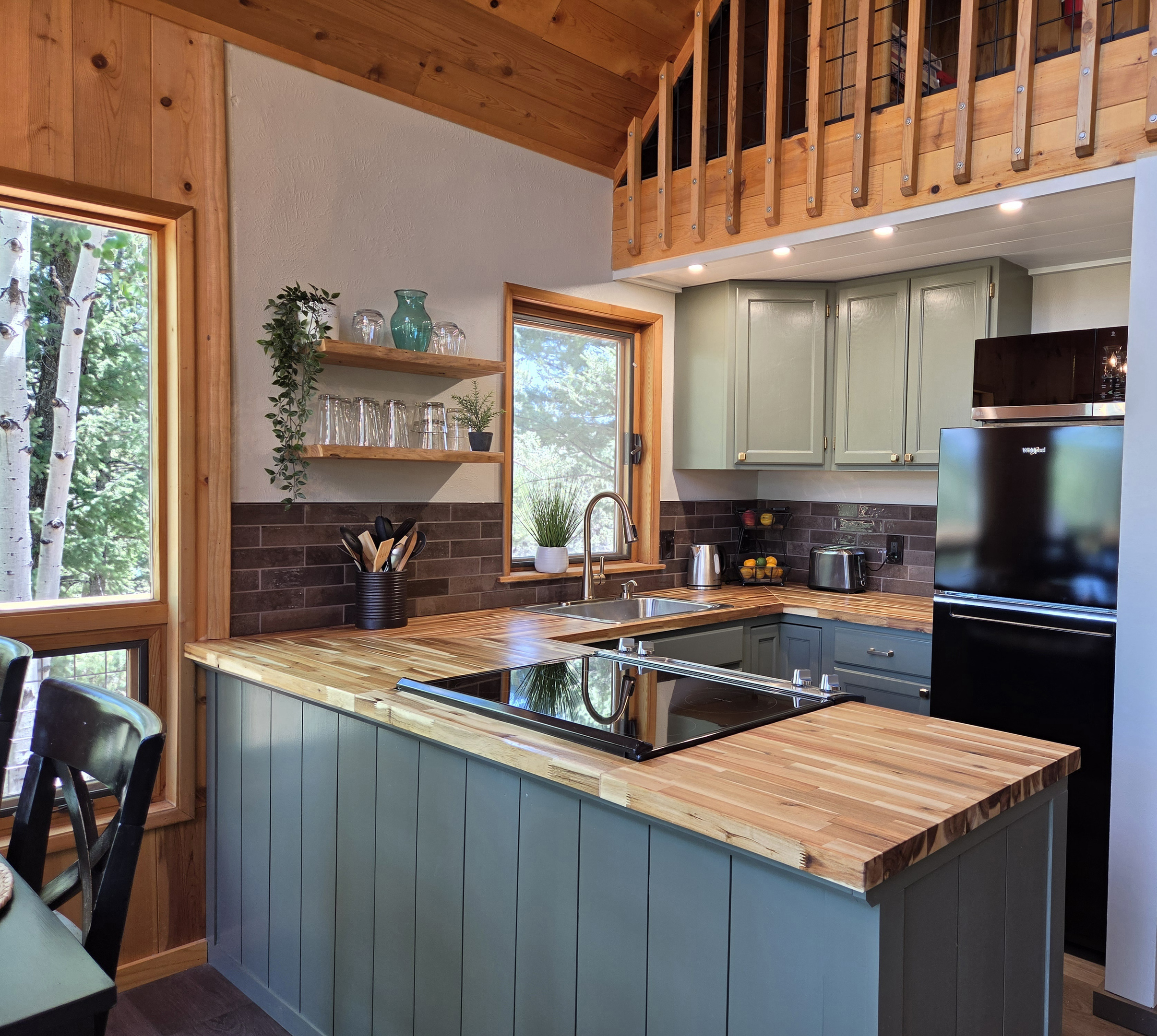 Remodeled kitchen