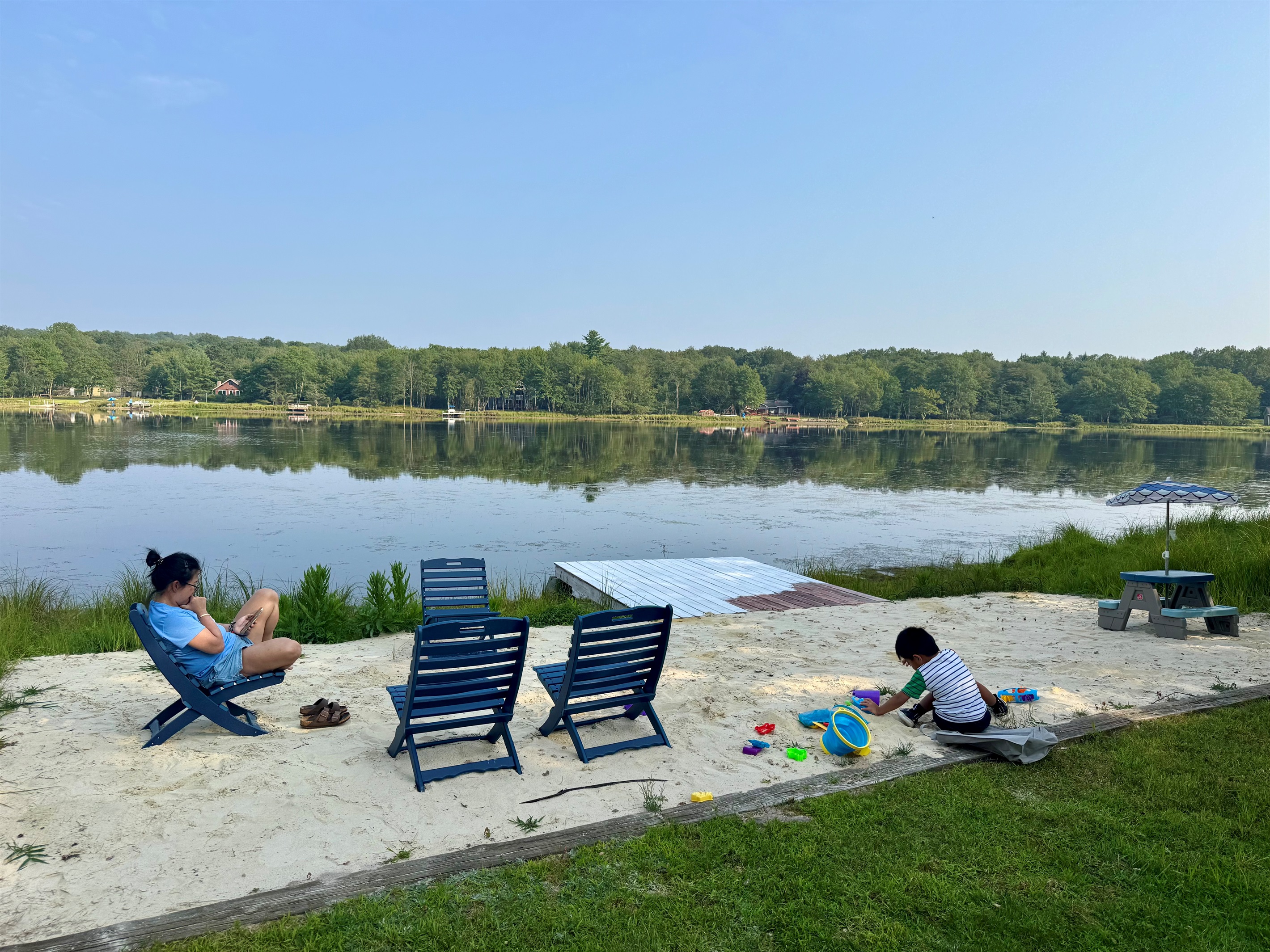 “This is lake life.” The rhythm here is slower, the smiles bigger.