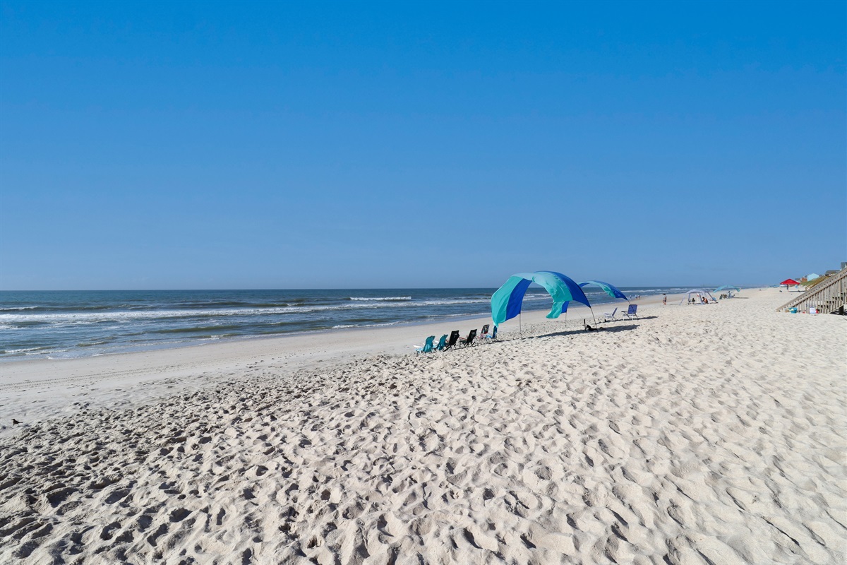A sunny day on the beach!