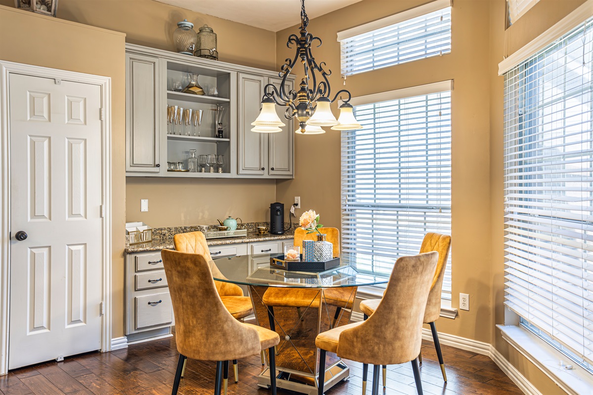 Breakfast Nook with Nespresso Coffee Bar