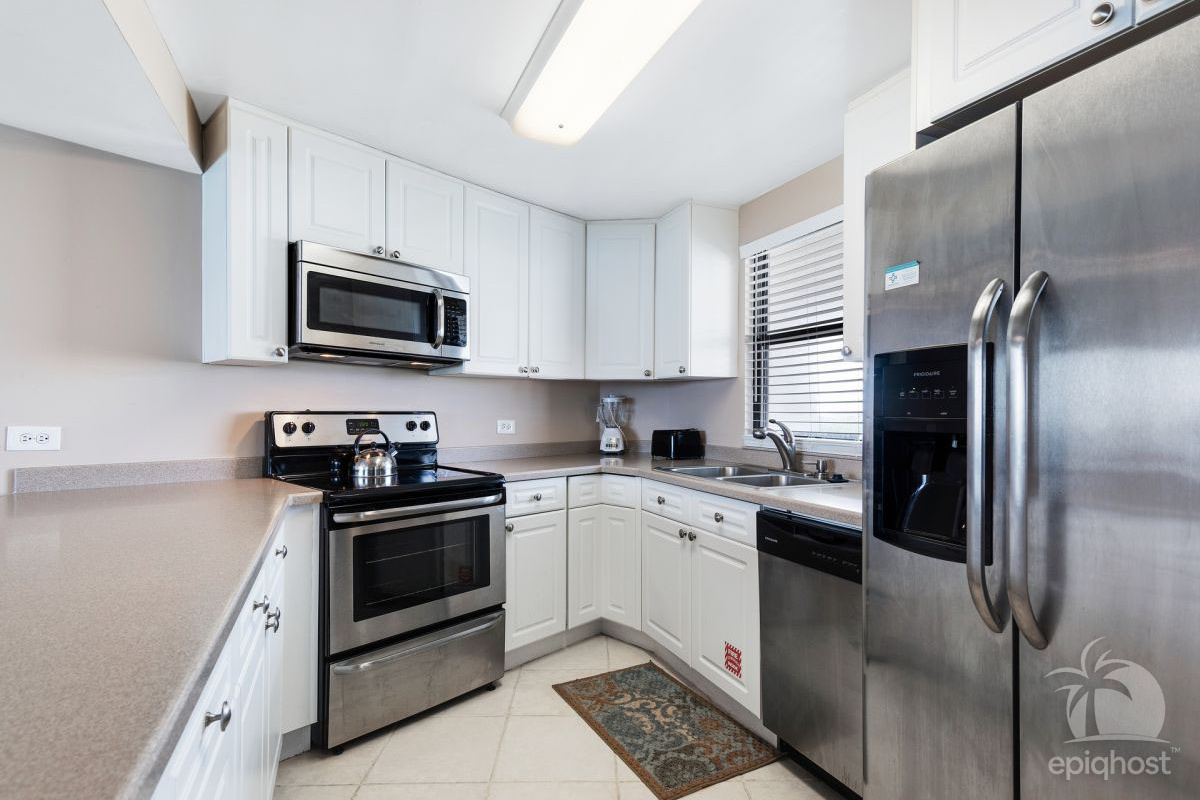 Fully updated kitchen with stainless appliances and ample counter space