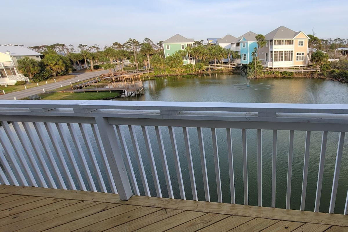  Your own private balcony off the queen bedroom &mdash; lake view, morning light, total peace.