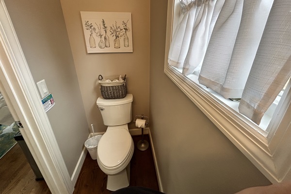 Powder Room on Main Level