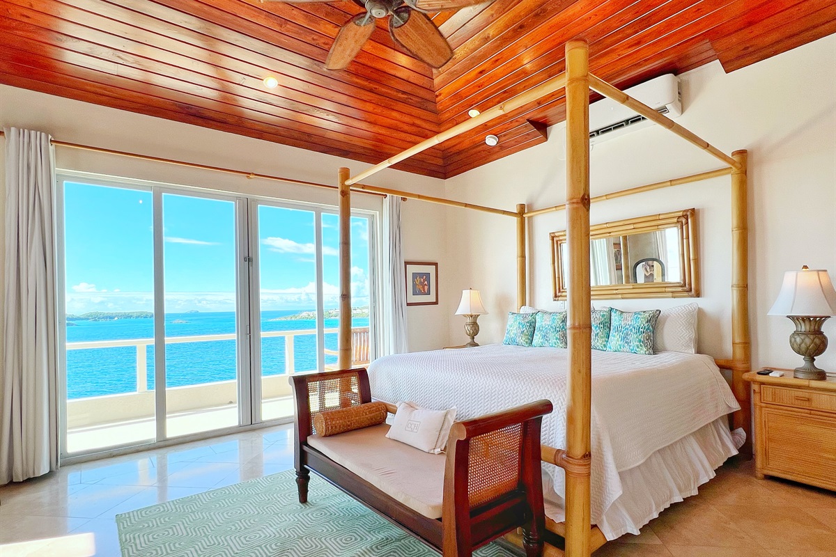 Start and end your day with the beauty of the island right outside your door on one of the many balconies.