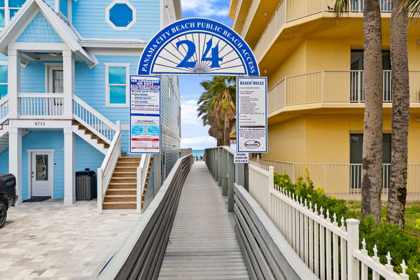While Beach Access 24 is excellent for direct entry, Beach Access 21 features a small parking lot that is even more convenient if you can snag a spot! It is the perfect setup if you plan on renting a golf cart for your stay.