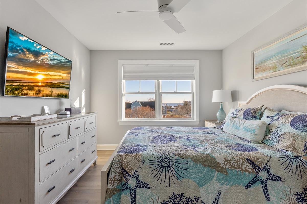 Large Bedroom with TV