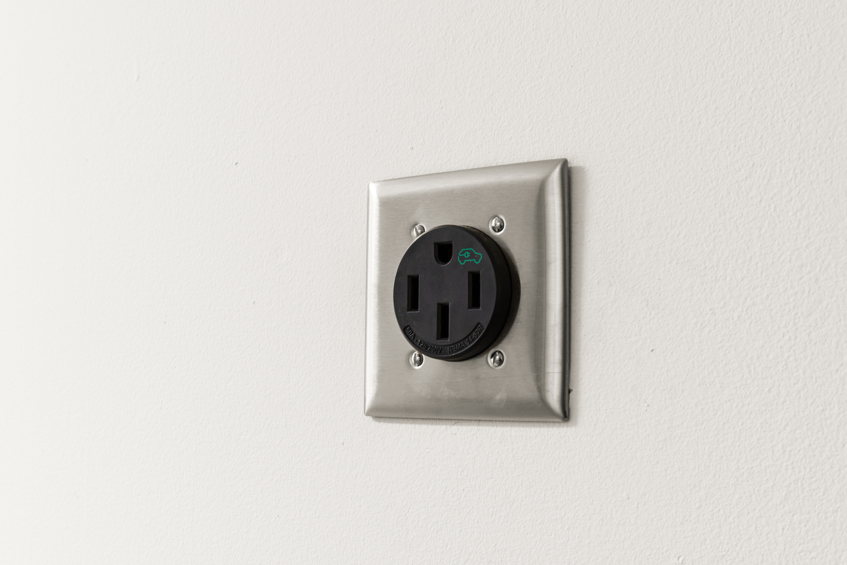 EV Charging Outlet in the Garage