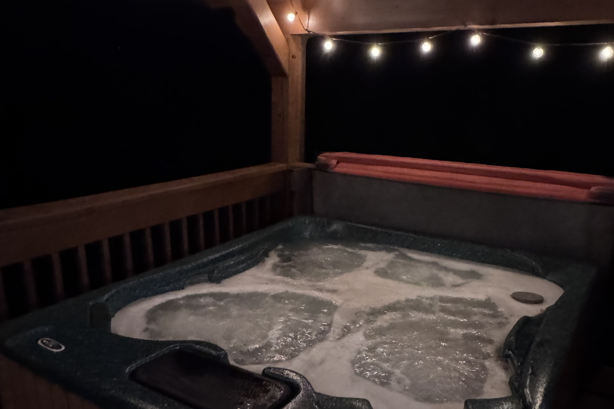 Upper level Hot Tub