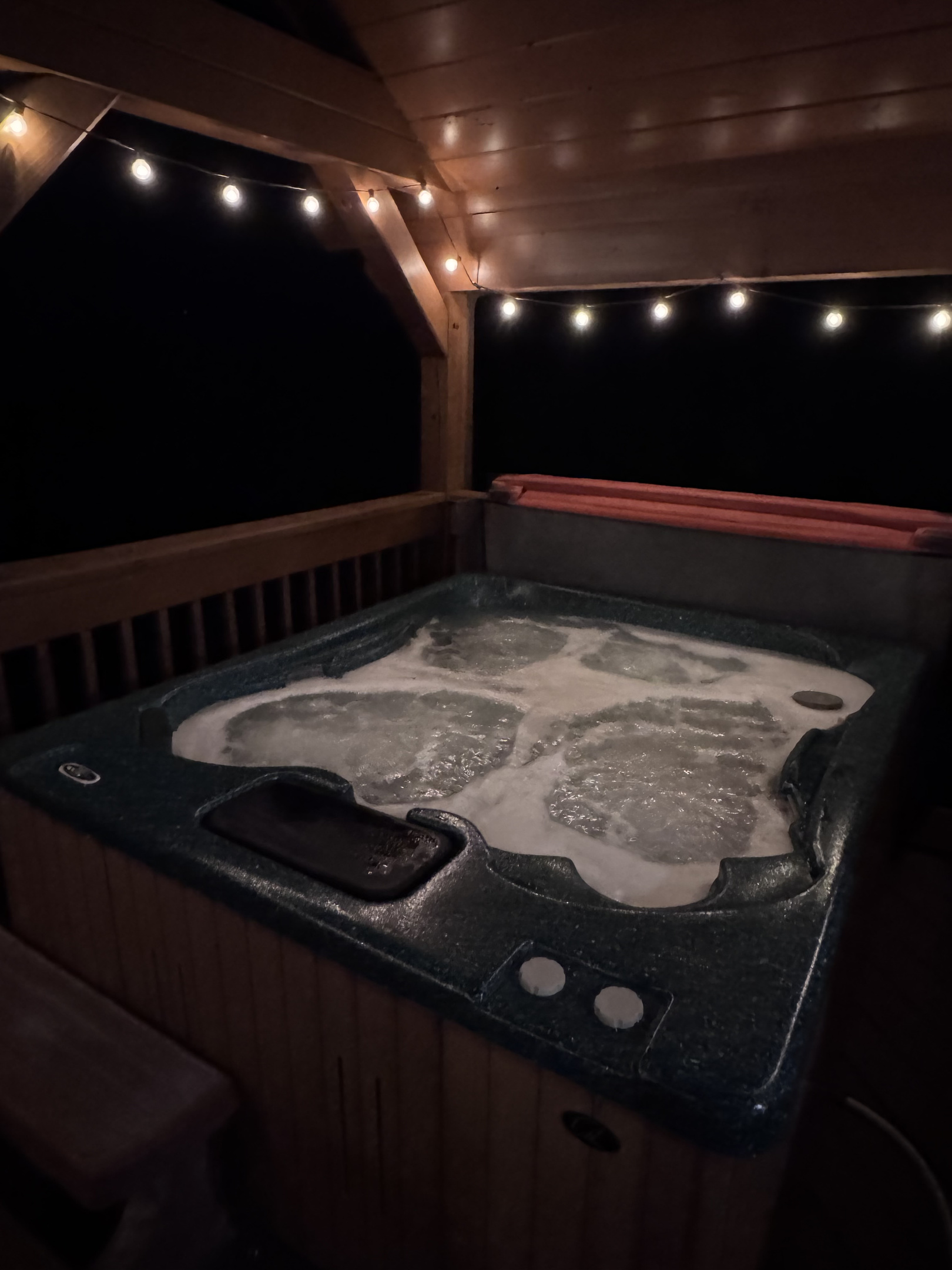 Upper level Hot Tub