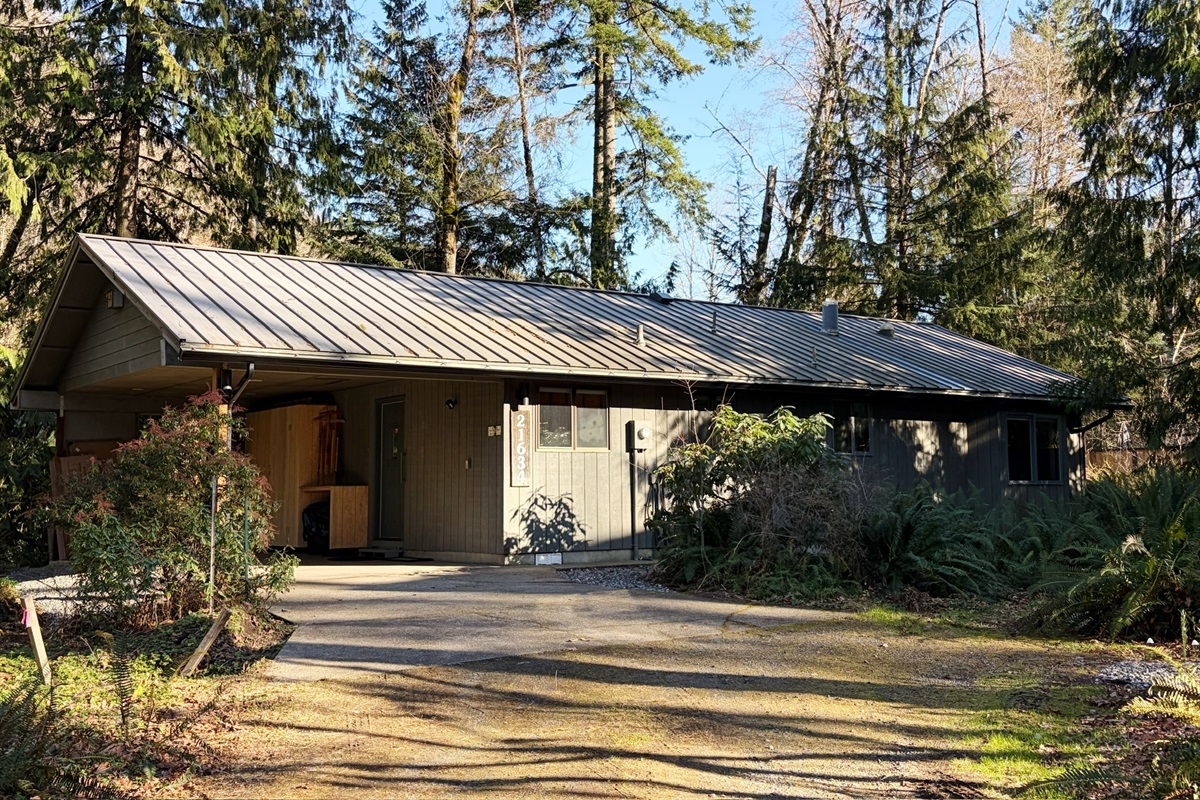 Creekside house front