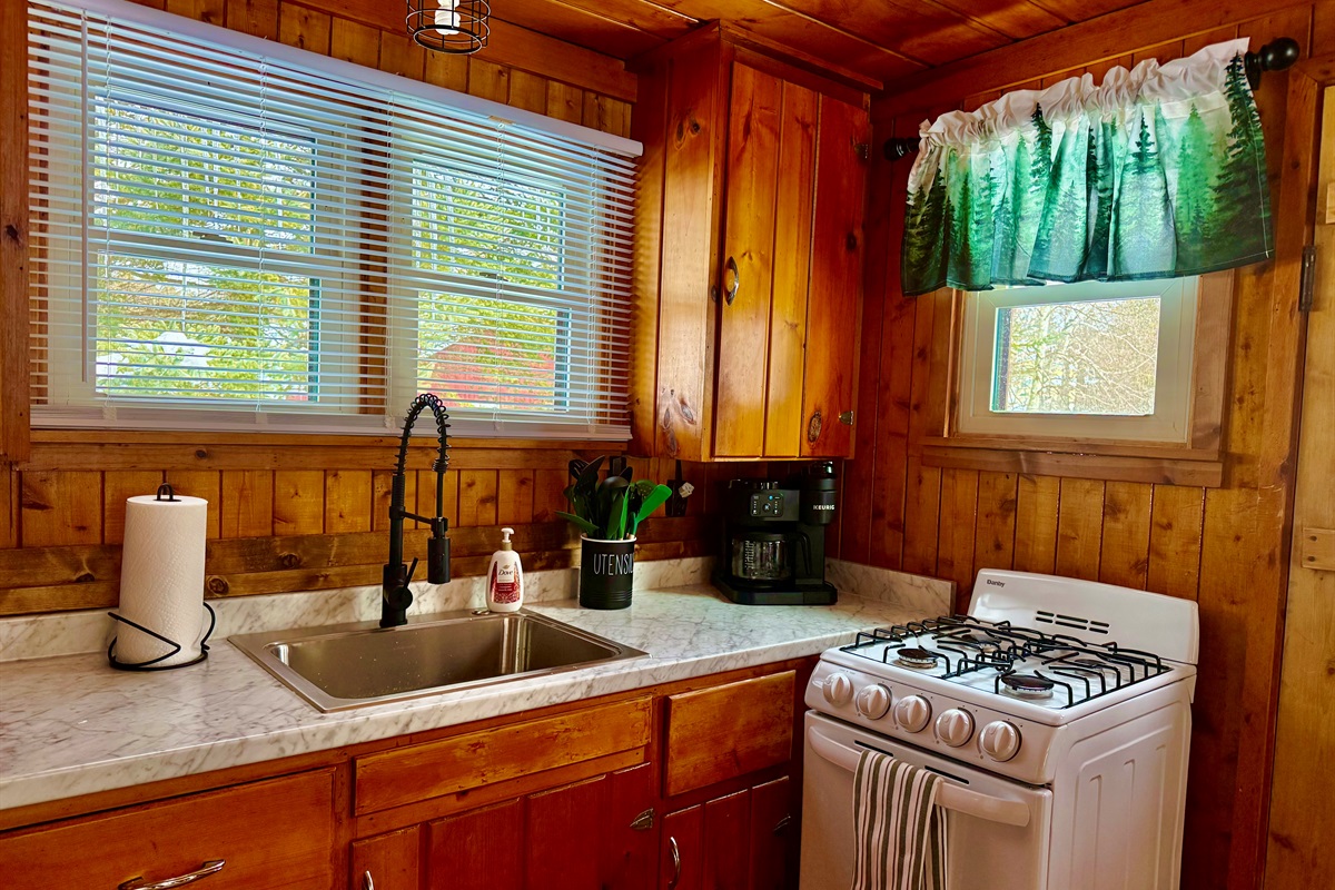 New, updated fully functional kitchen!