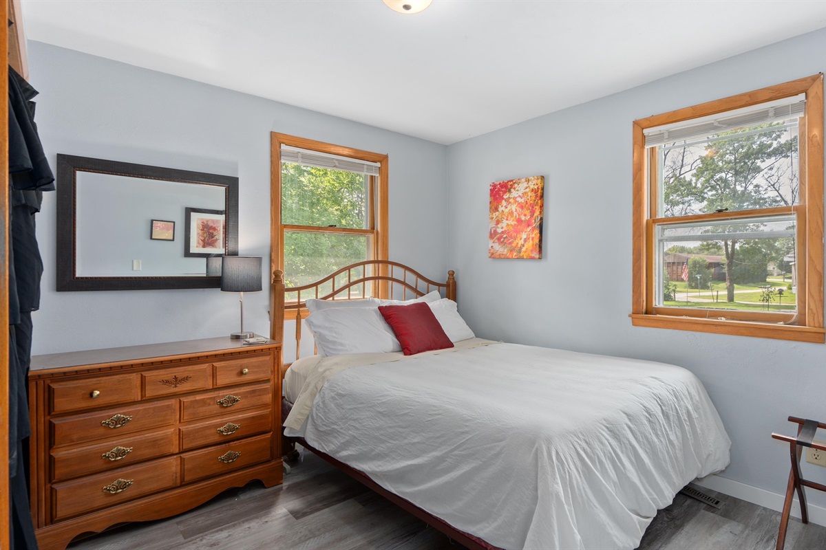 There's plugs, luggage racks and all the conveniences of home.