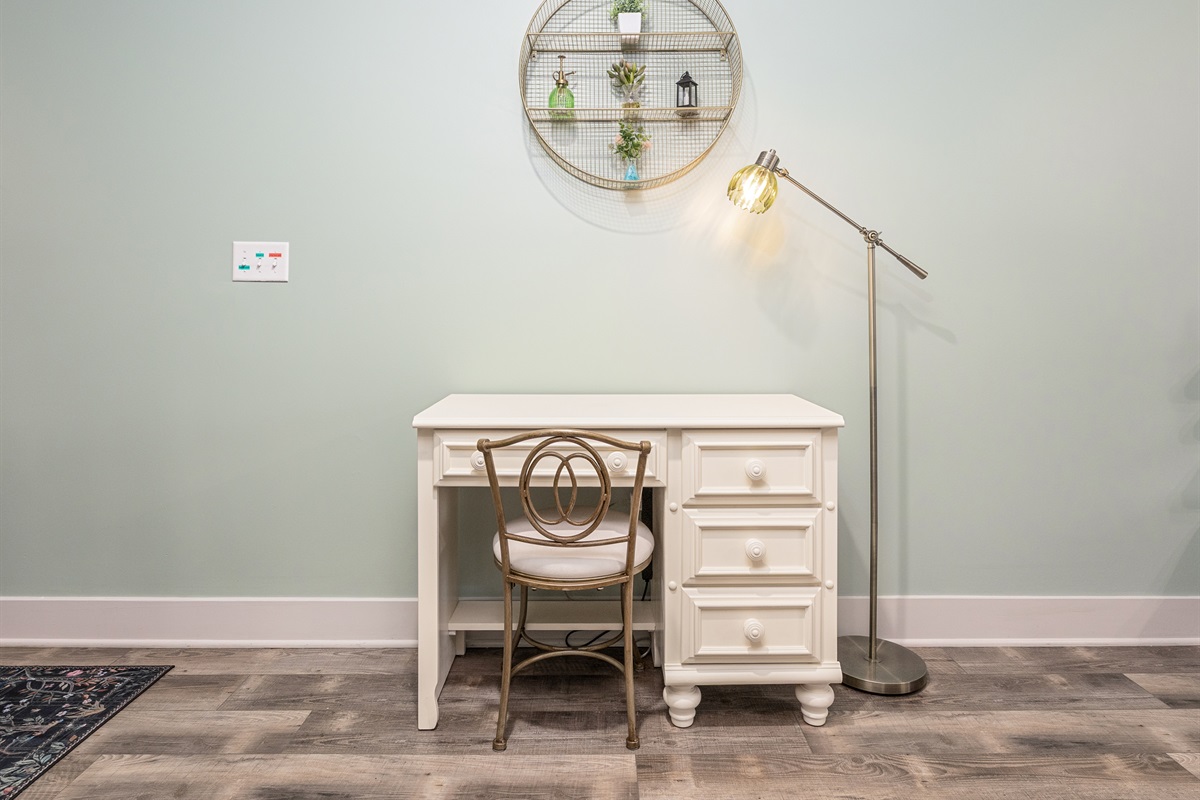 Dedicated workspace provides a convenient spot for remote work, studying, or planning your next outing. Fast Wi-Fi and a quiet setting make it easy to stay productive.