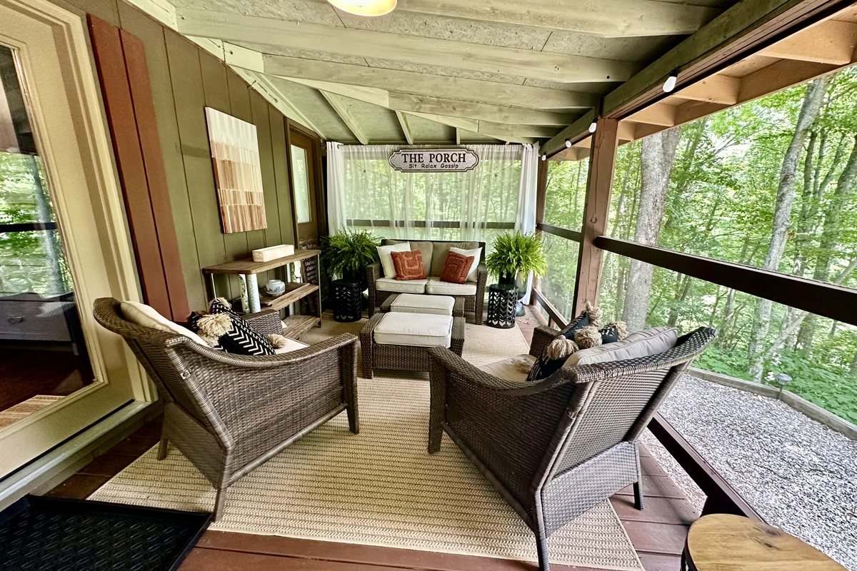 Enjoy the peace, views and sounds of nature