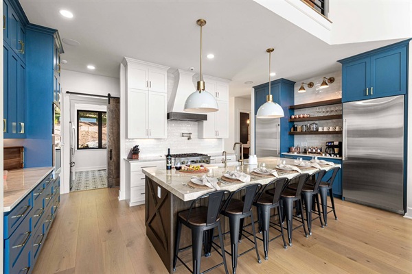 Dual fridges, a full coffee bar, and plenty of room for making great memories.