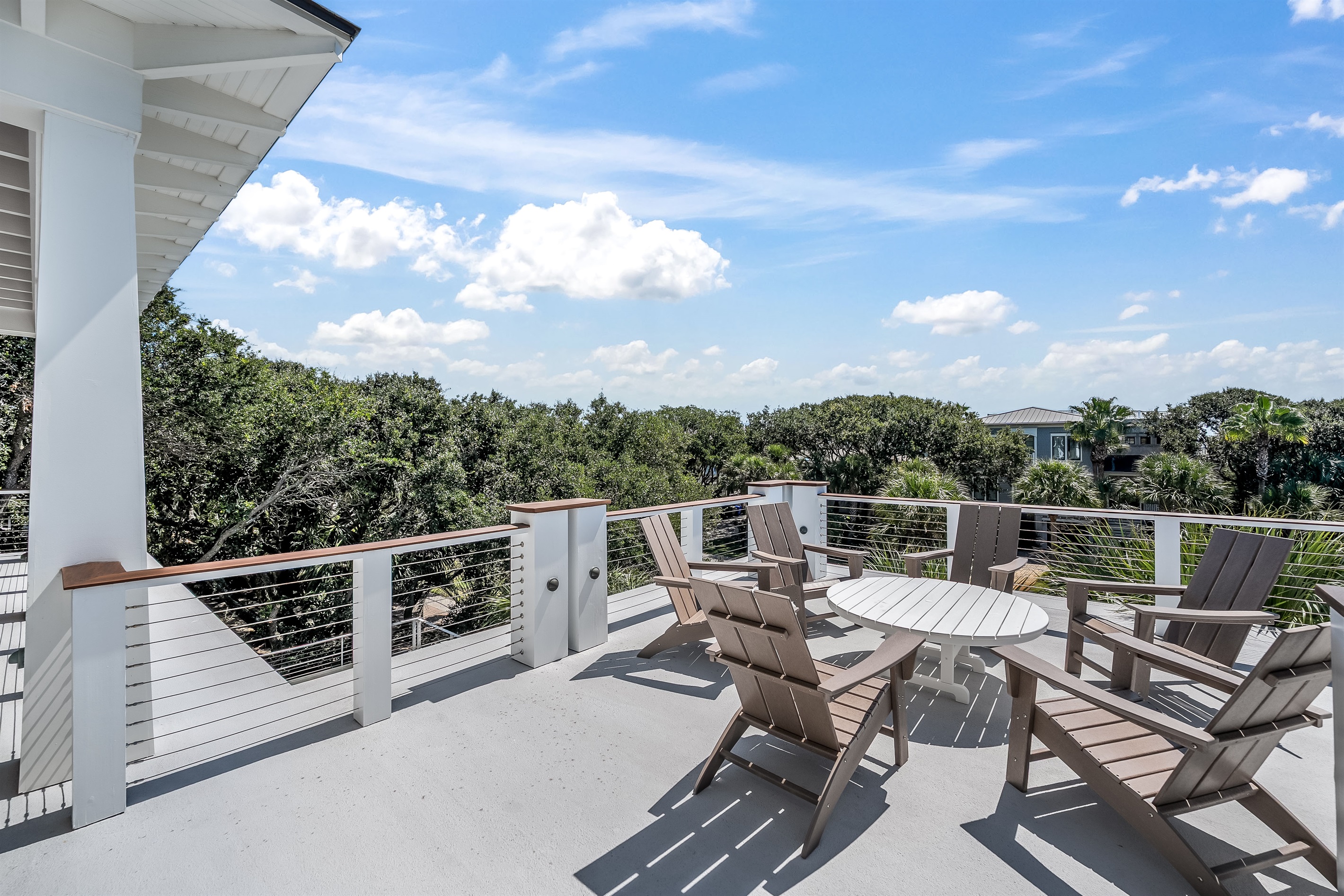 top deck seating Shore Thing | 4001 Palm Blvd | Isle of Palms, SC | IOP Escapes