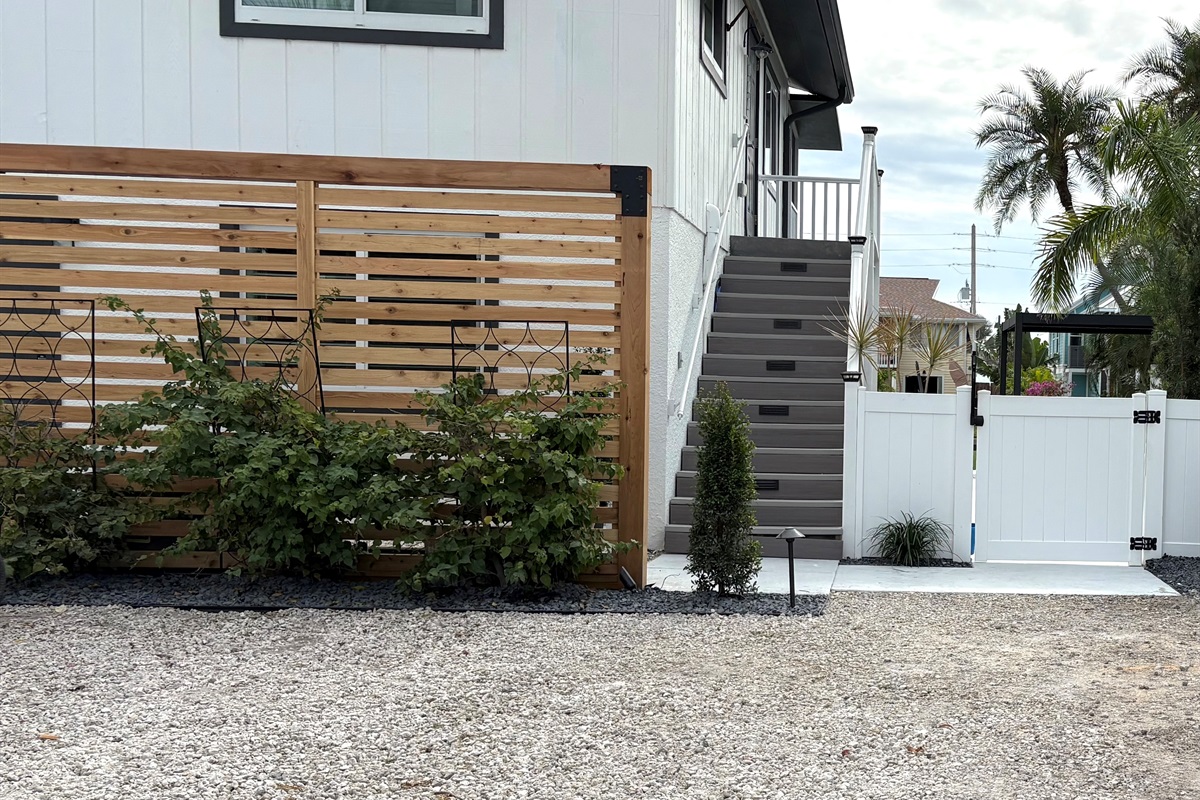 Staircase Up to Vista (upper unit) Entrance