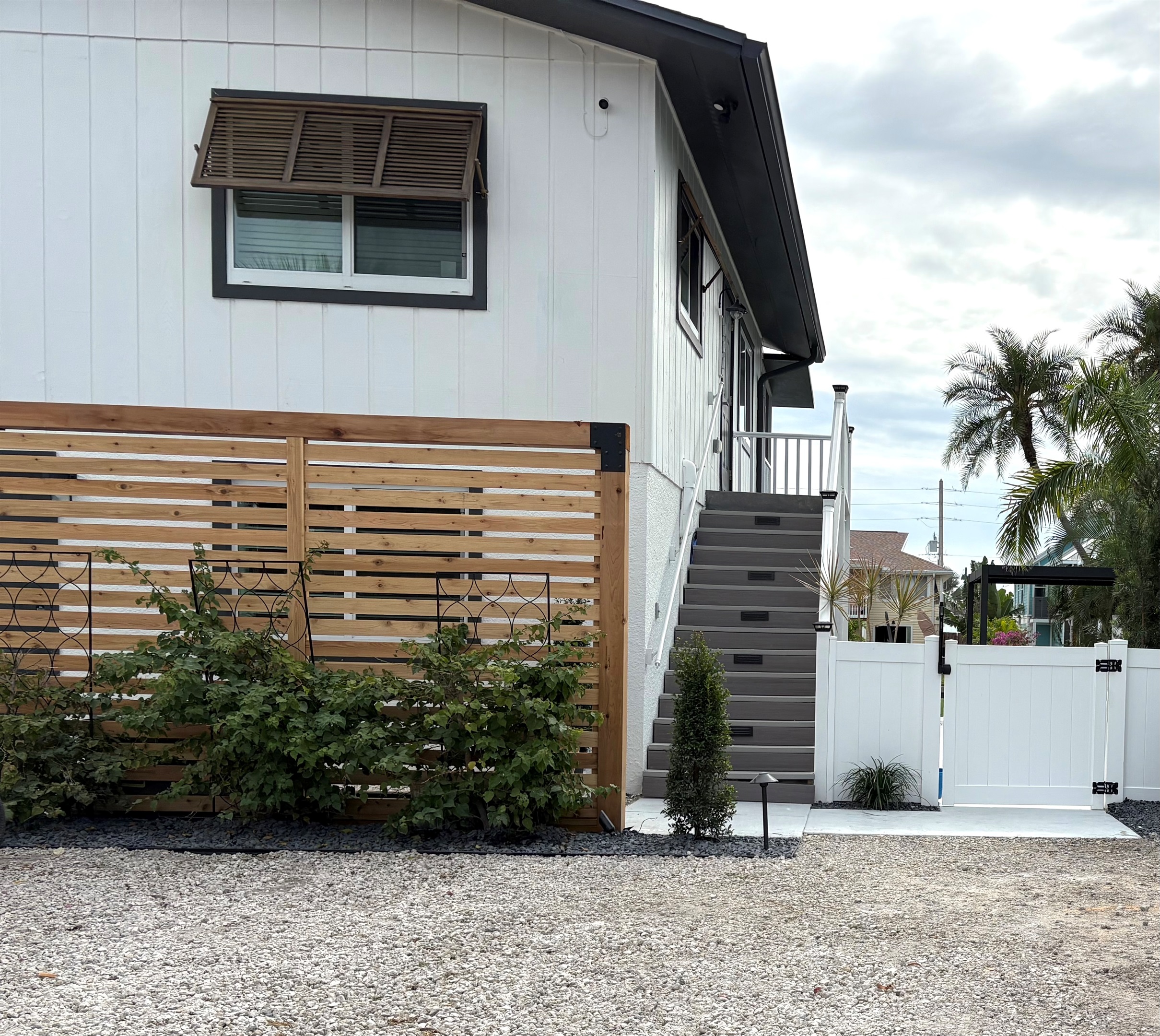 Staircase Up to Vista (upper unit) Entrance