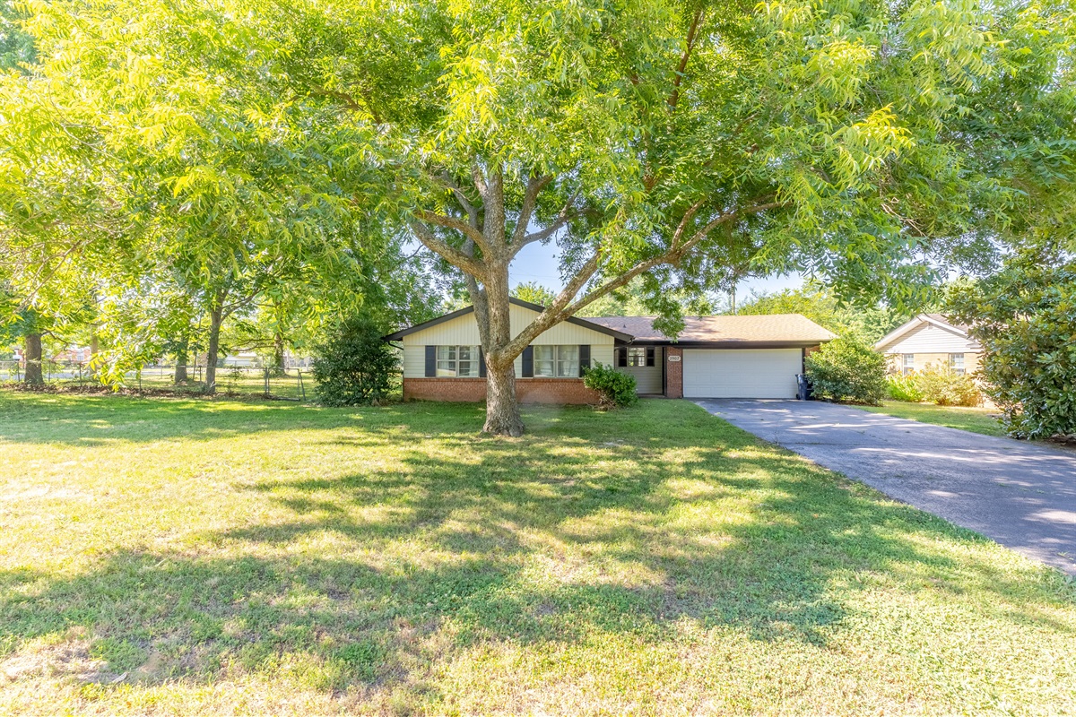 Enjoy your stay in this inviting 3-bedroom, 2-bath ranch-style home.