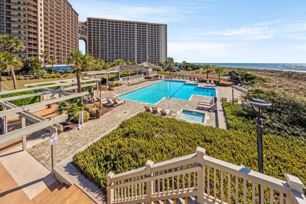 Oceanfront Beach Club Pool and Snack Bar