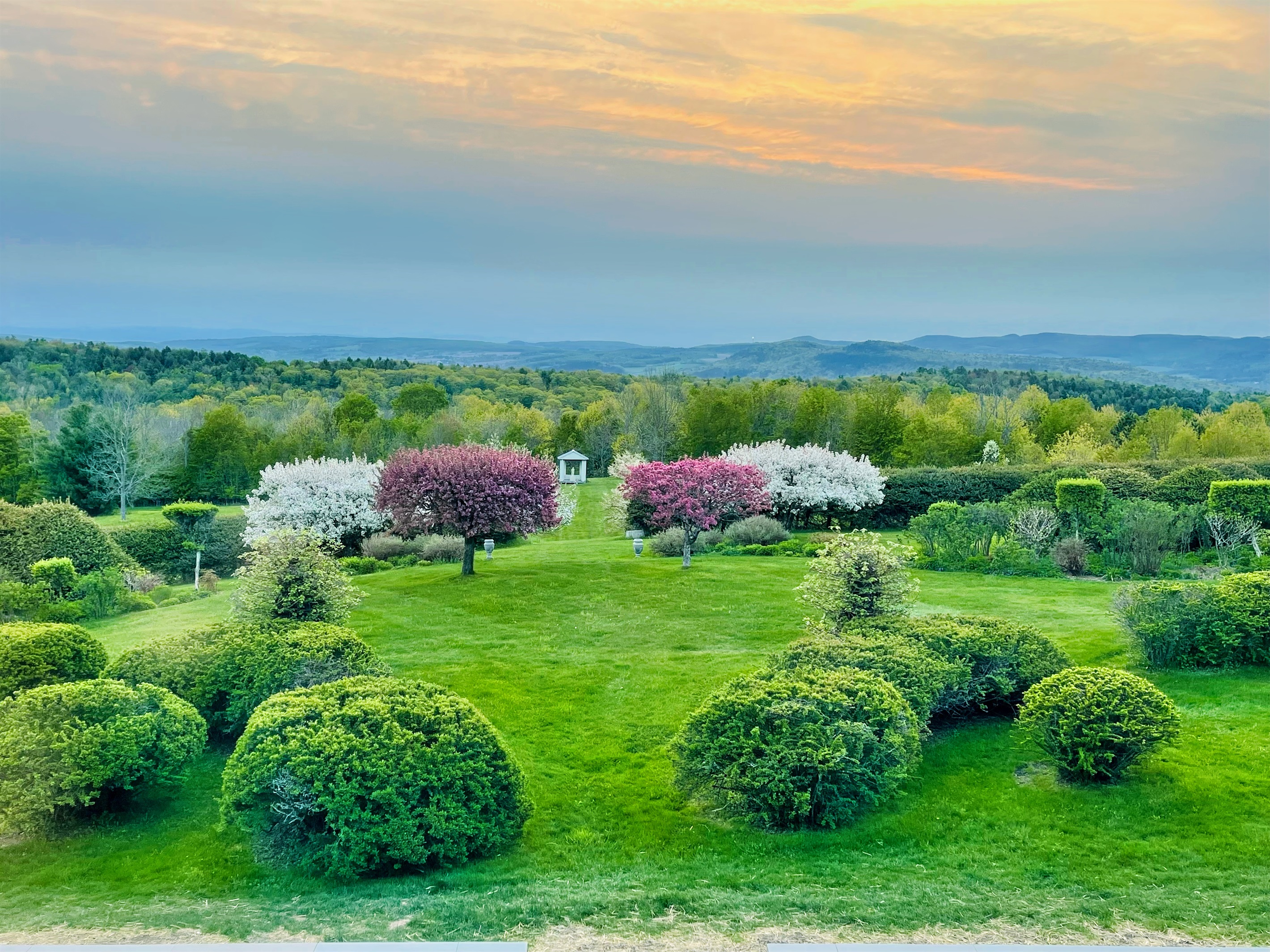 Hawk Field Pool House veiw of the rolling hills, you can see for miles!