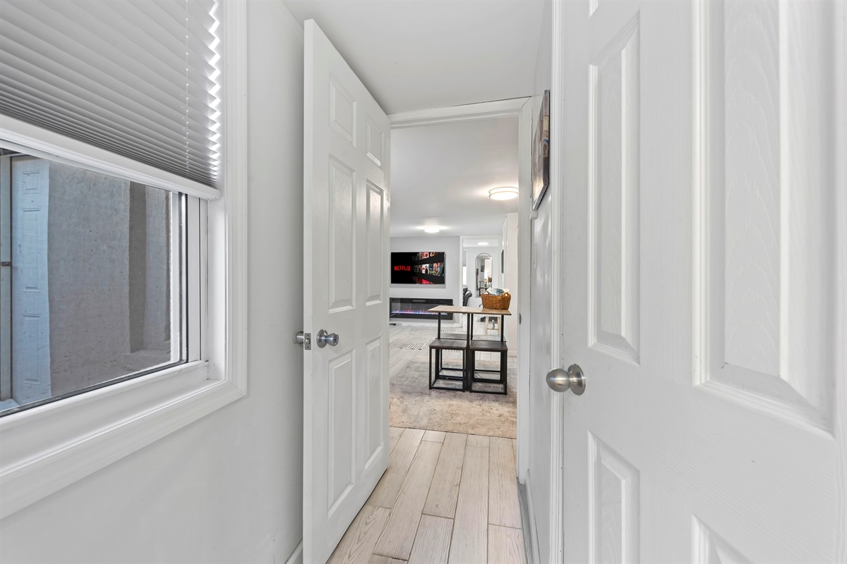 Step out of the bedroom and ease naturally into the living space with a layout that just flows.