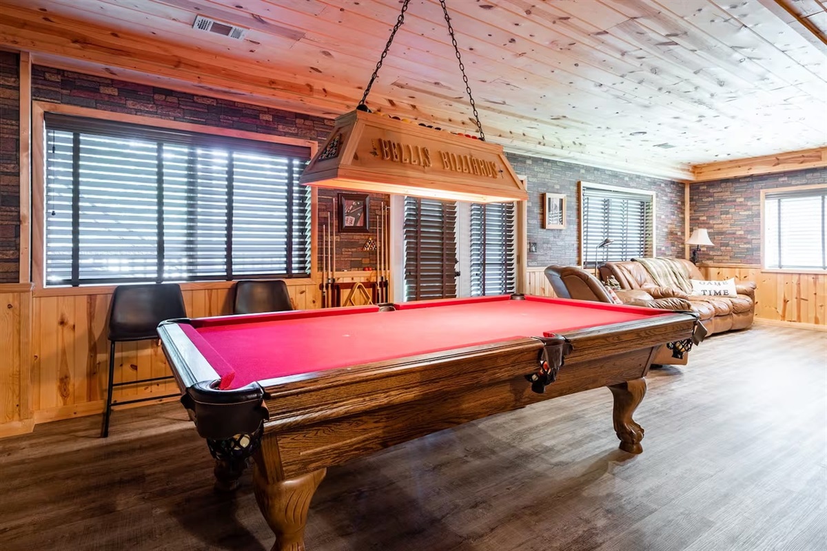 large pool table