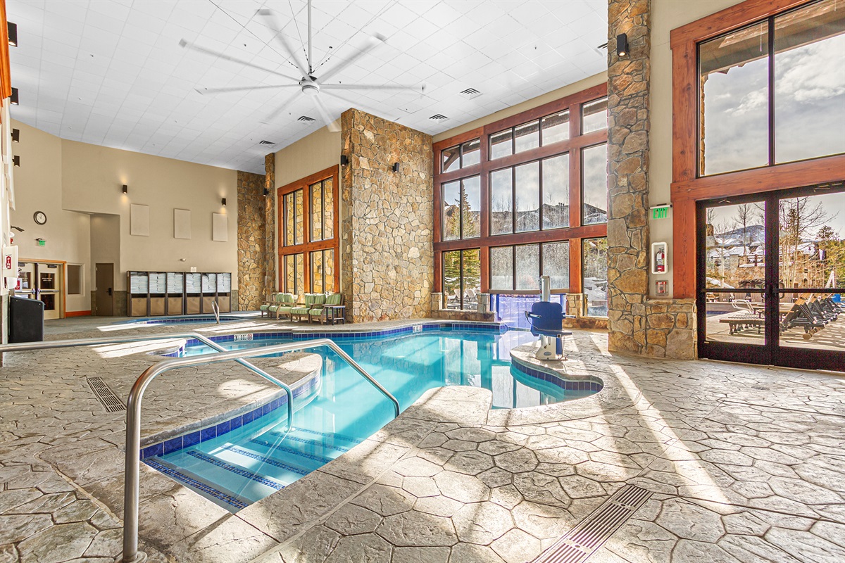 Indoor heated pool 