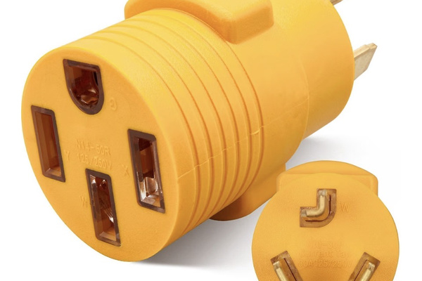 24amp EV charging outlet 10-30P type with NEMA 14-50R Temporary EV Adapter