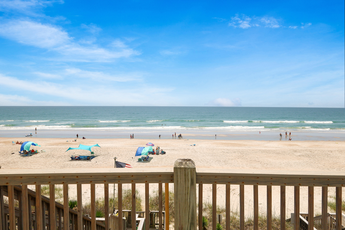 Enjoy panoramic beach views from sunrise to sunset!