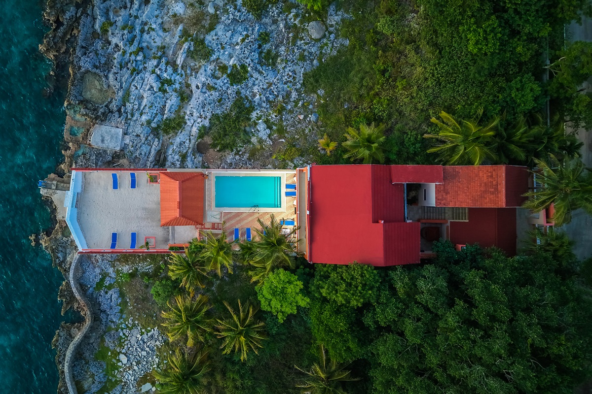 Sky View of Whole Villa