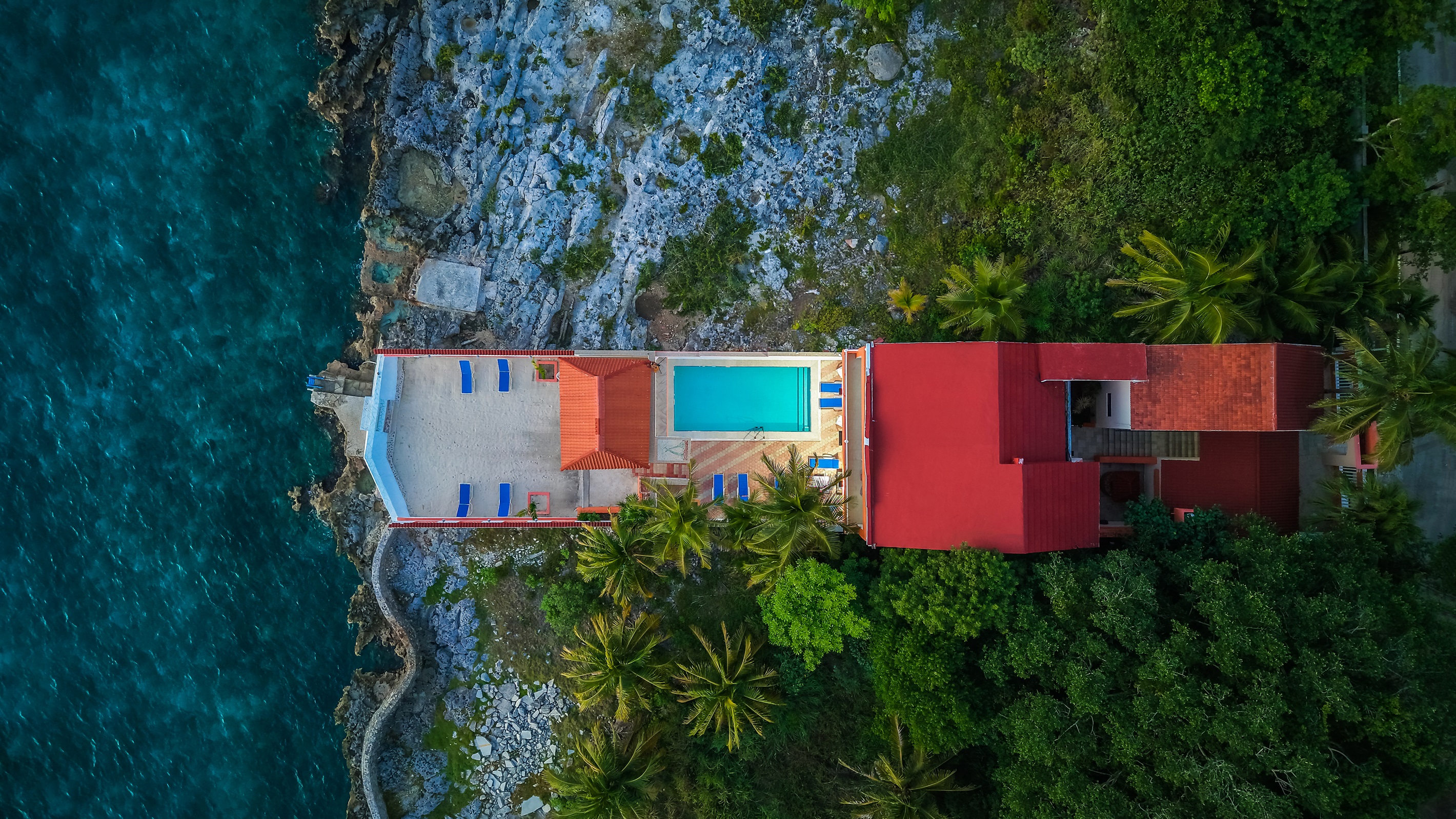 Sky View of Whole Villa