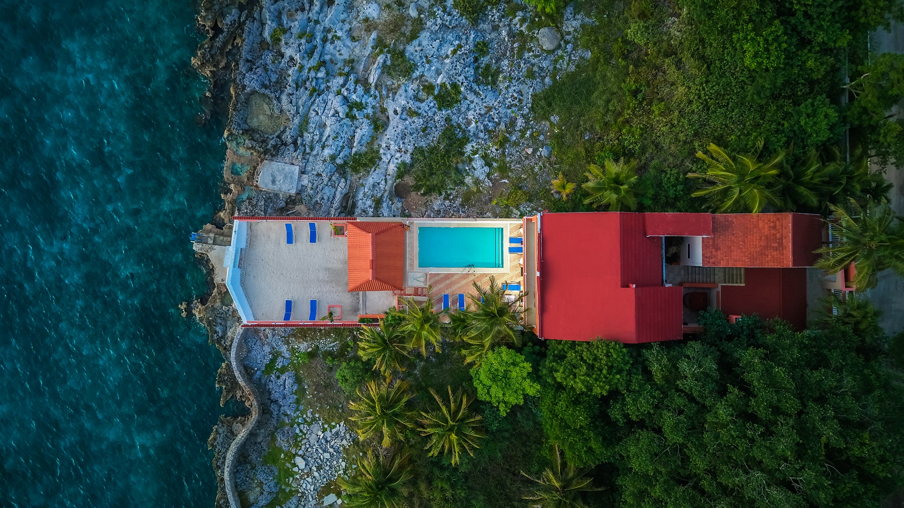 Sky View of Whole Villa