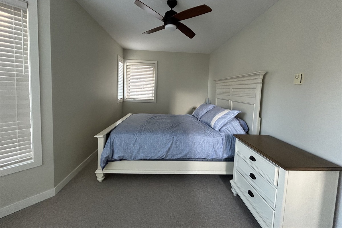 Second bdrm - spacious with lots of storage